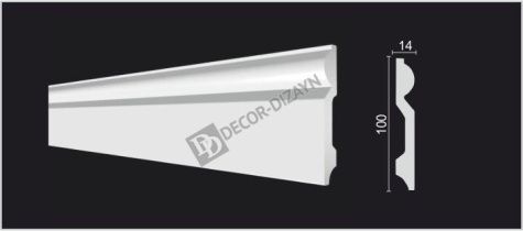 картинка DD137 Плинтус Декор-Дизайн<100*14>(18шт) от магазина