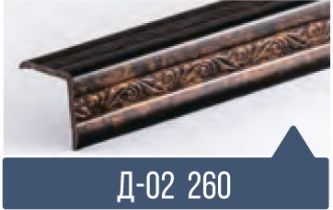 картинка Уголок ПВХ Д-02 №260 30*30*2,7м(20шт) под заказ от магазина
