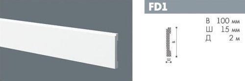 картинка FD1 профиль Бельгия Essenza<100*15>(15шт) от магазина