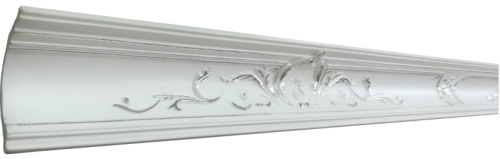 Плинтус потолочный GP-14 Silver <100*80>
