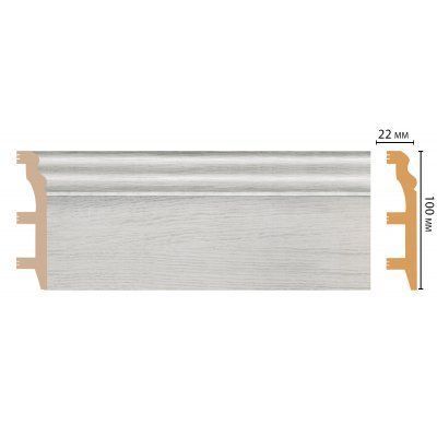 картинка D232-84 плинтус DECOMASTER <100*22> (14шт) от магазина