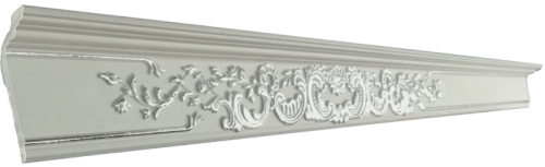 Плинтус потолочный GP- 110 Silver
