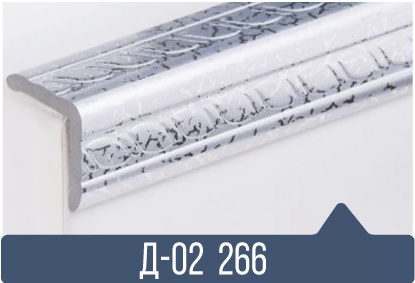 картинка Уголок ПВХ Д-02 266 25*25*2,7(30шт) под заказ от магазина