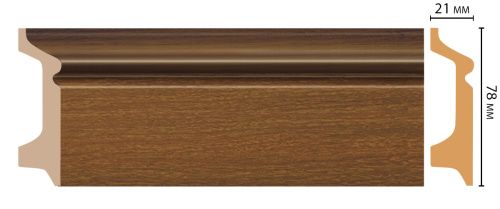 картинка D122-85 плинтус напольн.DECOMASTER <78*21>(16шт) от магазина