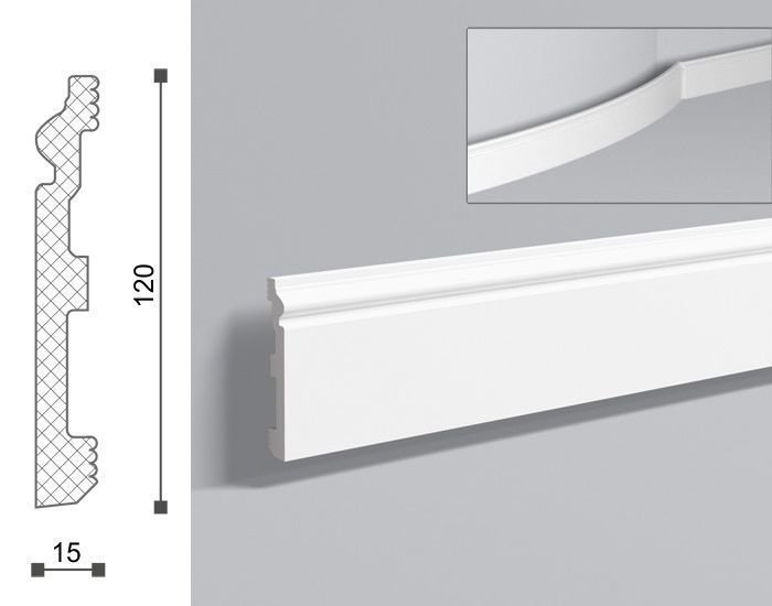 FL2 напольный профиль Flex 2м<120*15>