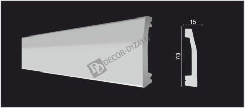 картинка DD125 Плинтус Декор-Дизайн<70*15>(24шт) от магазина