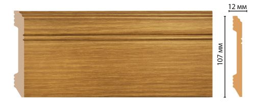 картинка D105-73 плинтус напольный DECOMASTER <107*12> (18шт) от магазина