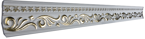 картинка Плинтус потолочный GP-29 Gold <96*53> от магазина