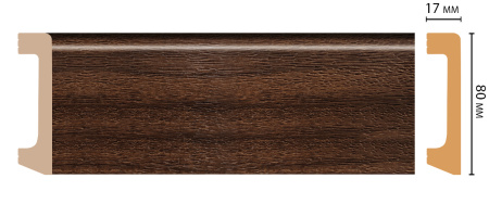 D235-438 плинтус DECOMASTER <80*17>