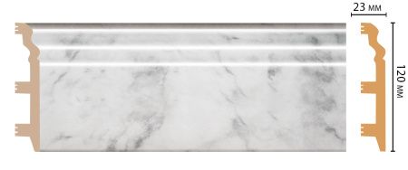 картинка D233-79 плинтус DECOMASTER <120*23>(8шт) от магазина