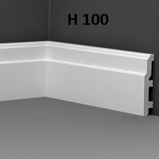 картинка Плинтус XPS POLYMER H100<100*20> Де-Багет от магазина
