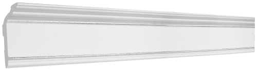 Плинтус потолочный GP- 116 Silver