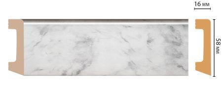 картинка D234-79 плинтус DECOMASTER <58*16>(15шт) от магазина