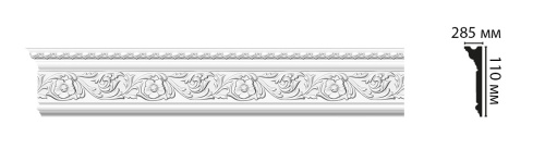 Широкий (лепной) плинтус под покраску