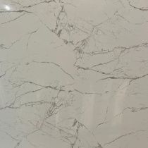 картинка Гибкий мрамор Каррара-129 с двойным лаком 2,5мм 1,2м*2,8м DUROFLEX от магазина