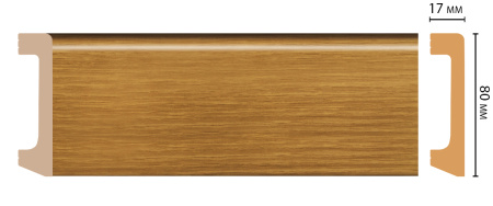 картинка D235-73 плинтус DECOMASTER <80*17> от магазина