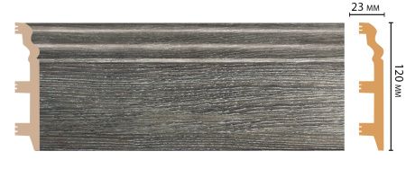 картинка D233-87 плинтус DECOMASTER <120*23>(8шт) от магазина