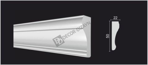 картинка 151 A плинтус Декор-Дизайн<50*22>(32шт) от магазина