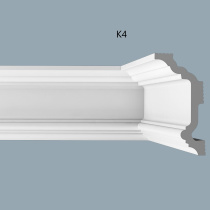 Твердый потолочный плинтус Bello Deco