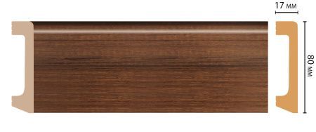 картинка D235-74 плинтус DECOMASTER <80*17>(20шт) от магазина