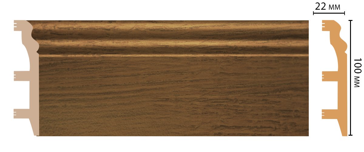 D232-88 плинтус DECOMASTER <100*22>