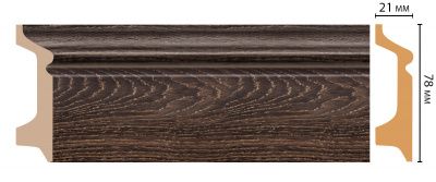 картинка D122-81 плинтус напольн.DECOMASTER<78*21>(16шт) от магазина