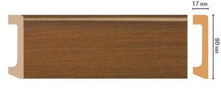 картинка D235-85 плинтус DECOMASTER <80*17>(20шт) от магазина