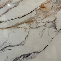 картинка Гибкий мрамор Каррара-122 с двойным лаком 2,5мм 1,2м*2,8м DUROFLEX от магазина