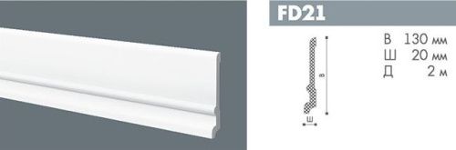 картинка FD21 профиль Бельгия Floorstyl<130*20>2м(12) от магазина