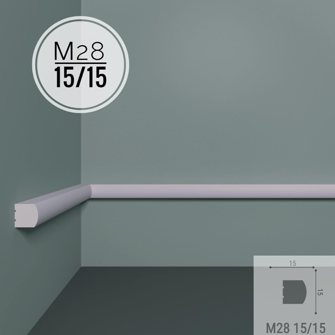 Молдинг XPS POLYMER M 28  15/15