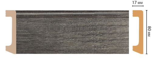 картинка D235-87 плинтус DECOMASTER <80*17>(20шт) от магазина