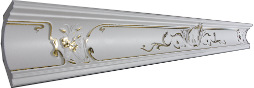 Плинтус потолочный GP-14 Gold <100*80>