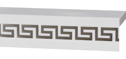 картинка Бленда(5,5см)Олимп белая серебро 60м от магазина