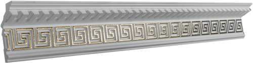 Плинтус потолочный GP-55 Gold <122*45>