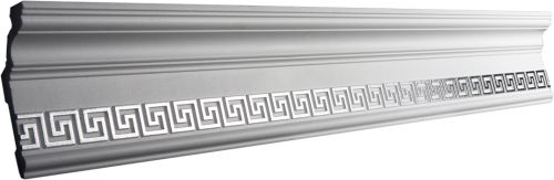 картинка Плинтус потолочный GP-24 Silver <140*53> от магазина