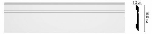 картинка D105 Плинтус DECOMASTER<108*12>(18шт) от магазина