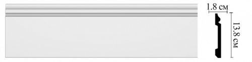 картинка D118 Плинтус DECOMASTER<138*18>(8шт) от магазина