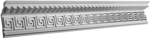 Плинтус потолочный GP-55 Silver <122*45>