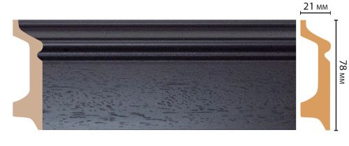 картинка D122-433 плинтус напольн.DECOMASTER <78*21> (16шт) от магазина