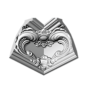 картинка Плинтус потолочный GP-20 C <105*109> (11шт) от магазина