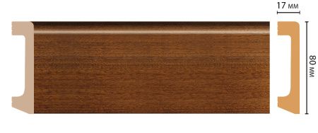 картинка D235-75 плинтус DECOMASTER <80*17>(20шт) от магазина