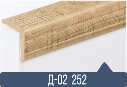картинка Уголок ПВХ Д-02 252 25*25*2,7(30шт) под заказ от магазина