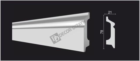 картинка DD122 Плинтус Декор-Дизайн<78*21>(18шт) от магазина