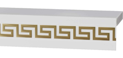 картинка Бленда(5,5см)Олимп белая золото 60м от магазина