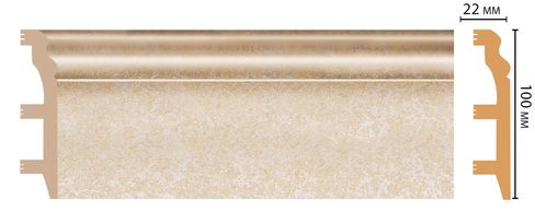 картинка D232-18D плинтус DECOMASTER <100*22> от магазина