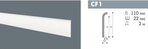 картинка CF1 профиль Бельгия<110*22>2м(18шт) от магазина
