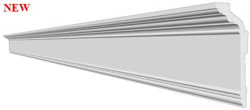 Плинтус потолочный  GPL-15 <120*49>