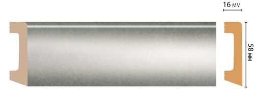 картинка D234-375 плинтус DECOMASTER <58*16>(15шт) от магазина