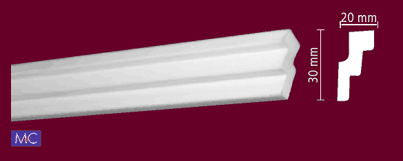 Плинтус MC <30*20> /DECOPLINTUS — фото 2