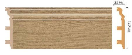 картинка D233-83 плинтус DECOMASTER <120*23>(8шт) от магазина